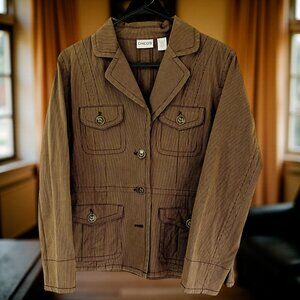 Chico's Pinstripe Jacket - Likie New